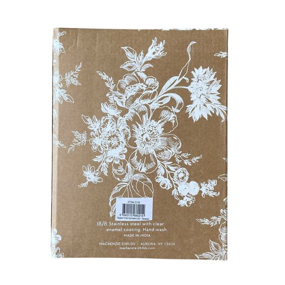 Mackenzie Childs Supper Club Spreaders Set Tartastic NEW - Picture 7 of 8